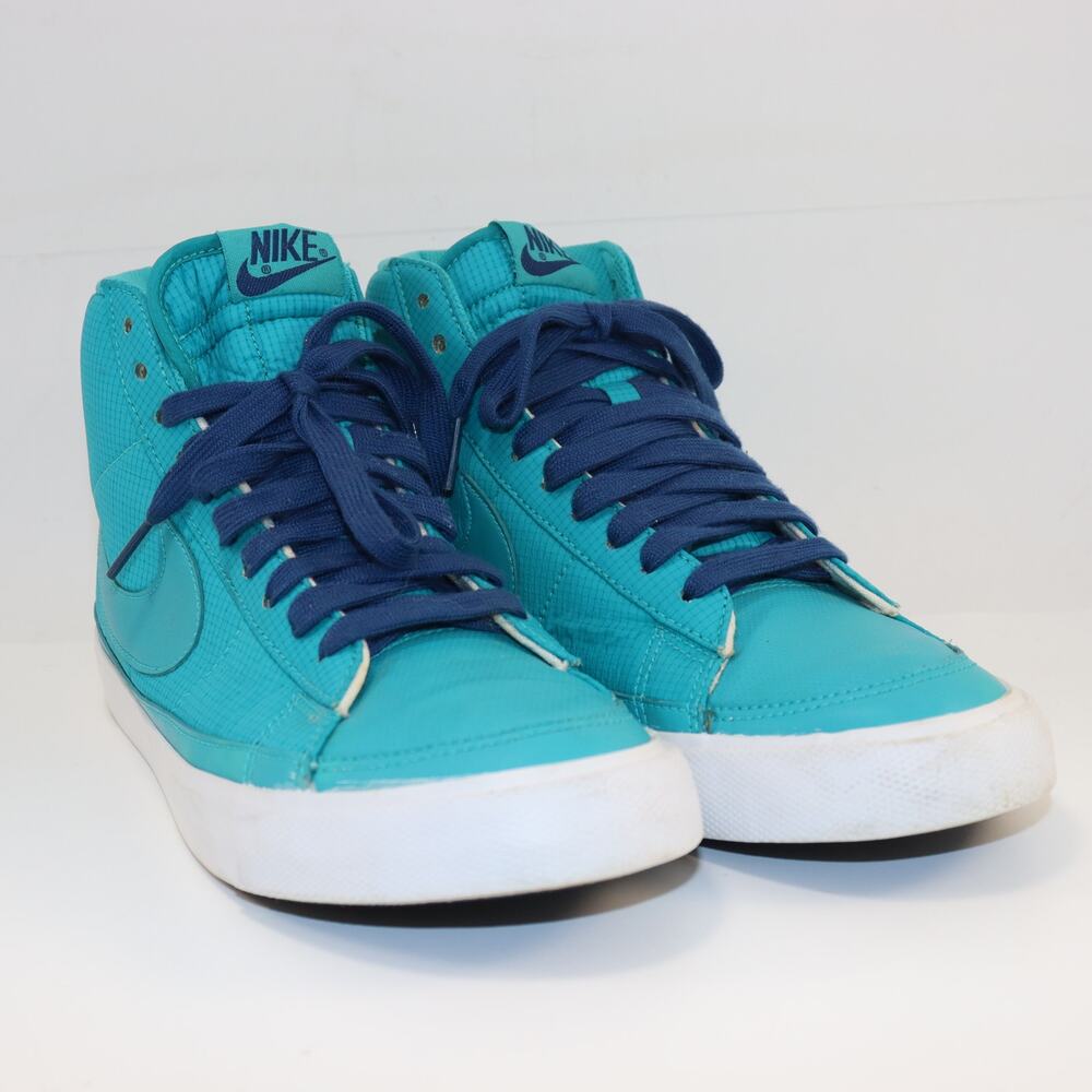 Nike Blazer Mid Ripstop‎ Neptune Blue Obsidian High Tops Men’s 9 (371761-300)